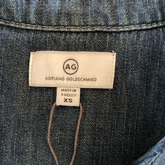 Adriano Goldschmied AG Cade Chambray Shirt NWT - Picture 10 of 12